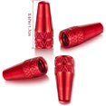 thumbnail image 4 of 40 Piezas Tapas de Válvula Presta de Bicicleta Tapas de Válvula Presta de Aluminio Anodizado Multicolor Tapas de Neumáticos de Bicicleta Tapas Antipolvo de Estilo Francés, 4 of 5