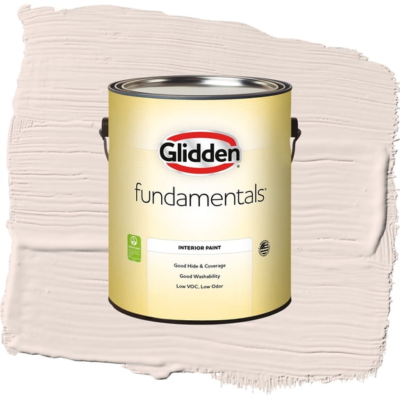 Glidden Fundamentals Berry Frost Flat Interior Paint and Primer, 1 Gallon