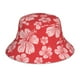thumbnail image 1 of Balery Red Hibiscus Flower Sombreros para el sol para hombre y mujer, sombrero de pescador con UPF 50+, 1 of 6
