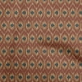thumbnail image 1 of oneOone Georgette Viscose Brown Fabric Ikat Sewing Fabric By The Yard Printed Diy Clothing Sewing Supplies 42 Inch Wide, 1 of 4