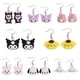 thumbnail image 2 of Pendientes de tuerca de Hello Kitty Anime Kawaii Sanrio Cinnamoroll Kuromi pendientes colgantes de aleación pendientes colgantes de moda accesorios de joyería, 2 of 4