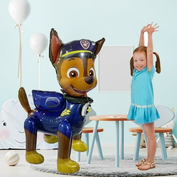 46 INCH Birthday Party Balloons Chase Dog Balloons Dog Puppy Balloons Marshall Dog Balloons Paw Balloons