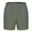 Army Green, variant on cfhntfmh Big and Talls Gym Shorts Men Lightweight Quick Dry Elastic Waisted Shorts Summer Breathable Running Shorts
