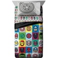 Marvel Avengers Pop 5 Piece Twin Size Bed Set , 100 Microfiber, Multi