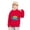 Red, variant on Pretxorve Kids Boys Girls Long Sleeve Graphic Tee Hooded Pullover Casual Daily Shirts Sizes 2-7Y