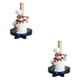 thumbnail image 1 of Inteprter Desk Table Chef Paper Towel Holder Toilet Paper Resin Display Crafts Stand 2piezas Sosteniendo Pan, 1 of 1