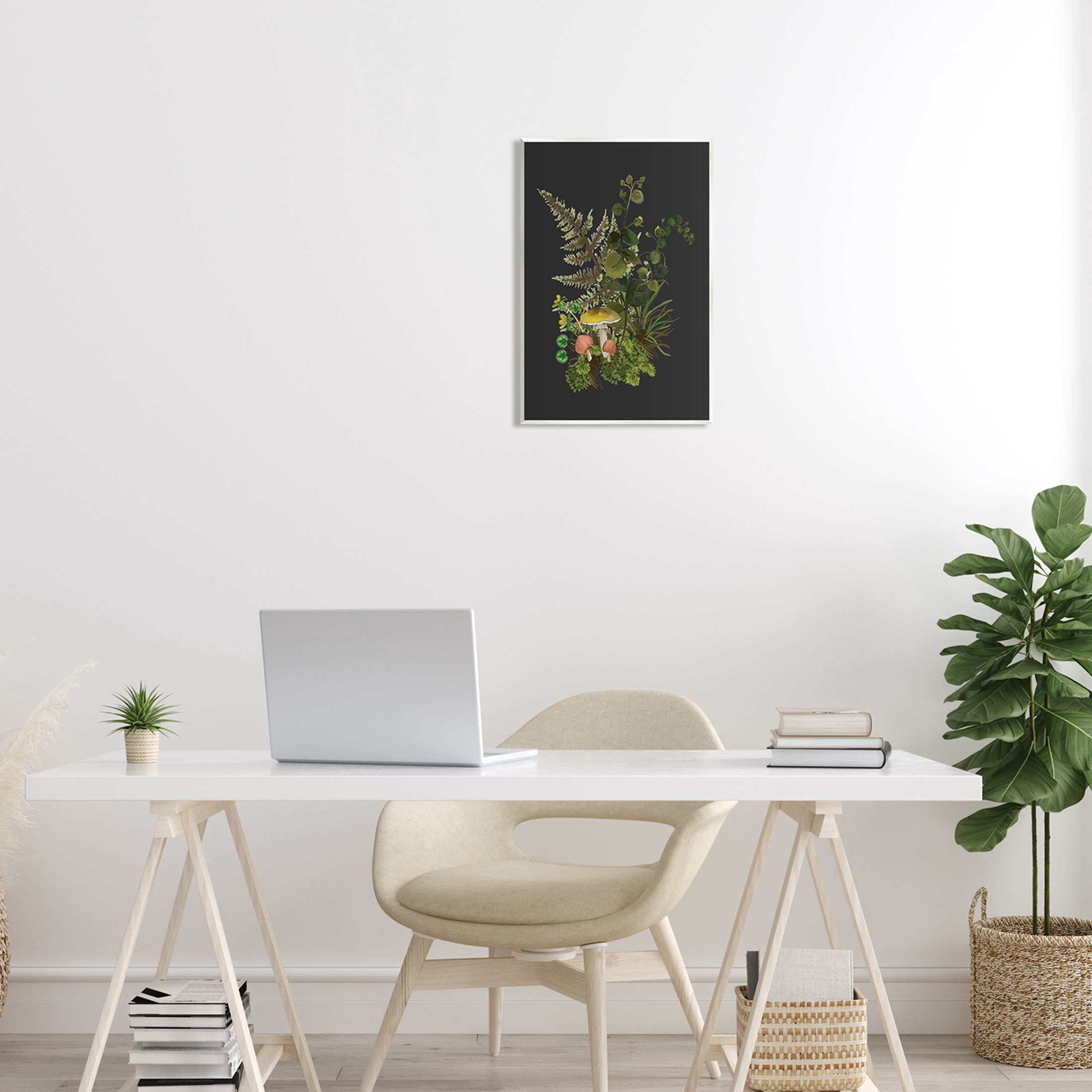 Forest Herbs Sprouting Nature Botanical & Floral Graphic Art Unframed Art Print Wall Art