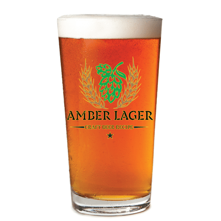 Tapcraft Amber Lager Homebrew Beer Recipe Kit – Smooth Malty Lager – 5 Gallon Extract   Grain