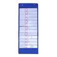 thumbnail image 1 of Miangastore Horaire de Classe en Classe Design à Carreaux Bleus 1Pcs 35,4 x 13 Po, 1 of 8