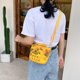 thumbnail image 5 of Sywqhk Bolso De Mujer Con Grafiti De Dibujos Animados, Bandolera Pequeña De Lona (Amarillo) Sywqhk Para estrenar, 5 of 8