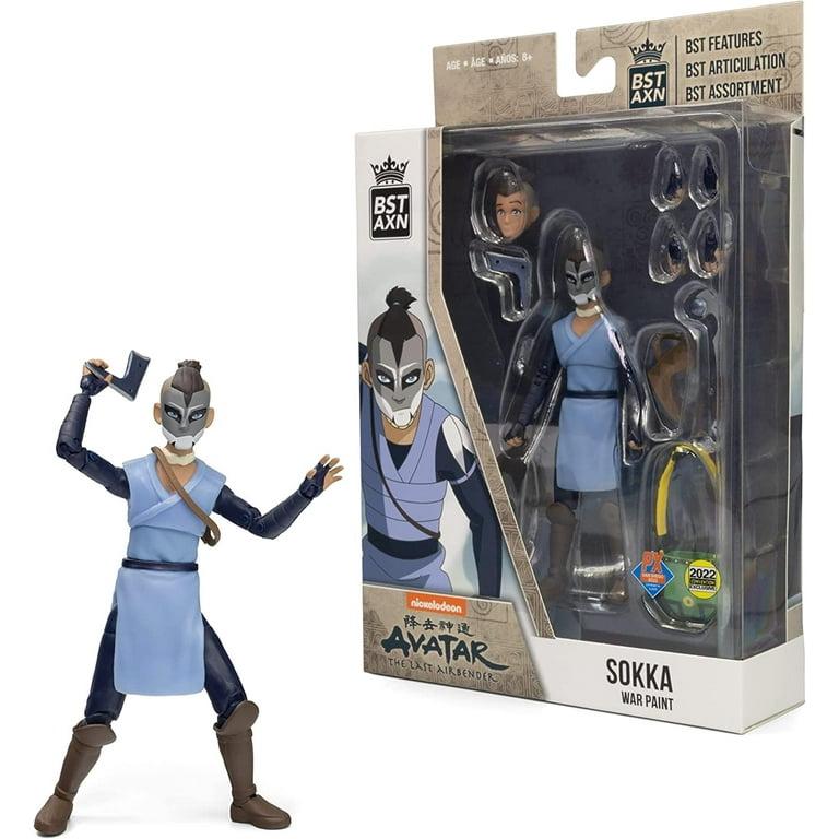 Avatar: The Last Airbender BST AXN War Paint Sokka Figurine Avatar: The Last Airbender BST AXN War Paint Sokka Figurine