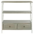 thumbnail image 3 of SAFAVIEH Chandra Nautical Rustic Console w/ Storage Drawers, French Grey/White Smoke, 3 of 4