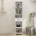 thumbnail image 4 of Aukfa 65'' Bathroom Cabinet Storage,Floor Standing Cabinet Double Door - Porcelain, 4 of 8
