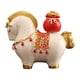 thumbnail image 1 of Figura de caballo, adorno de escritorio, decoración del hogar, resina, caballo creativo estilo bolsa de la suerte, 1 of 9