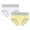 Yellow, variant on Seductiva Clearance High Waist Panties for Women Women's Cotton Underwear High Waist Briefs Soft Underpants Ladies Full Coverage 2 Pack