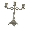thumbnail image 1 of Portavelas cónico, candelabro, decoración rústica, soporte para velas, candelabro para con 3 brazos 10x10x30cm, 1 of 9