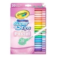 thumbnail image 1 of Marcadores Crayola Pastel Super Tips, lavables, paquete de 20, 1 of 4