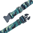 thumbnail image 2 of AtPet Camo Print Patterned Dog Adjustable Collar for Walking Training Dogs, Green Camo, Large, 2 of 5