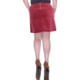 thumbnail image 3 of maison Jules Womens Soft Solid Mini A-line Skirt, Red, 10, 3 of 3