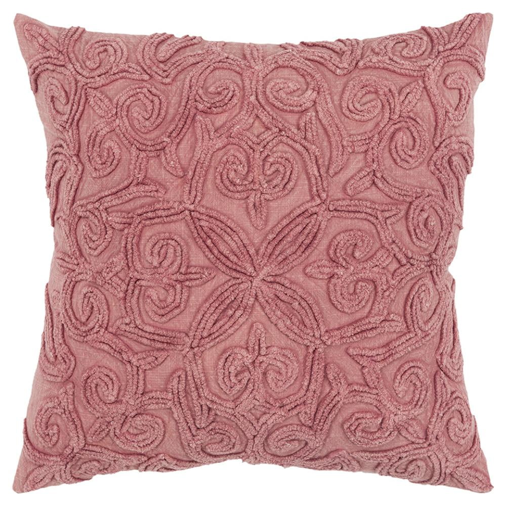 Rizzy Home Solid Fleur De Lis Textured Pattern Stone Washed Cotton