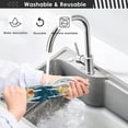 thumbnail image 6 of Coolnut Christmas Suburban House Sink Splash Guard for Faucet 2 Packs Faucet Absorbent Mats, Winter Snow Faucet Handle Drip Catcher Quickly Drying Mat for Kitchen Counter Bathroom, 14.9"x5.5", 6 of 7