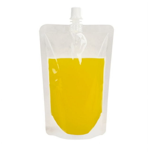 Bolsa de bebida desechable, bolsa de leche de soja para sopa de ciruela ácida, bolsa de jugo para llevar, bolsa con boquilla transparente autoportante, impresión