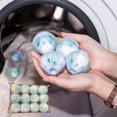 thumbnail image 1 of LSLJS 12 PCS Pet Hair Remover for Laundry Washing Balls Lint Remover Plastic Hair Dryer Ball Washing Machine Hair Removal Ball Green, Home Accessories, 1 of 8