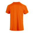 thumbnail image 3 of Clique - Camiseta Premium Activo para Hombre (Naranja Fluorescente), 3 of 4