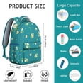 thumbnail image 6 of "Sunflower & Wildflower Backpack for Women - Large Capacity College Backpack, Water-Resistant, Trendy Floral Pattern, Comfortable Carry", 6 of 6
