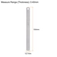thumbnail image 2 of 10 Packs Mn Steel Feeler Gauge 0.4mm Thickness 150mm Length Metric Filler Thickness Gage Gap Measuring Tool, 2 of 5