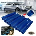 thumbnail image 2 of Spark Plug Wire Heat Shield 8PCS Spark Plug Boots Thermal Protection Sleeve 1200 Degree 6 inch Spark Plug Heat Cover Wrap for Car Truck (Blue), 2 of 16