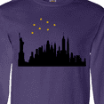 thumbnail image 4 of Inktastic New York Skyline Long Sleeve T-Shirt, 4 of 5