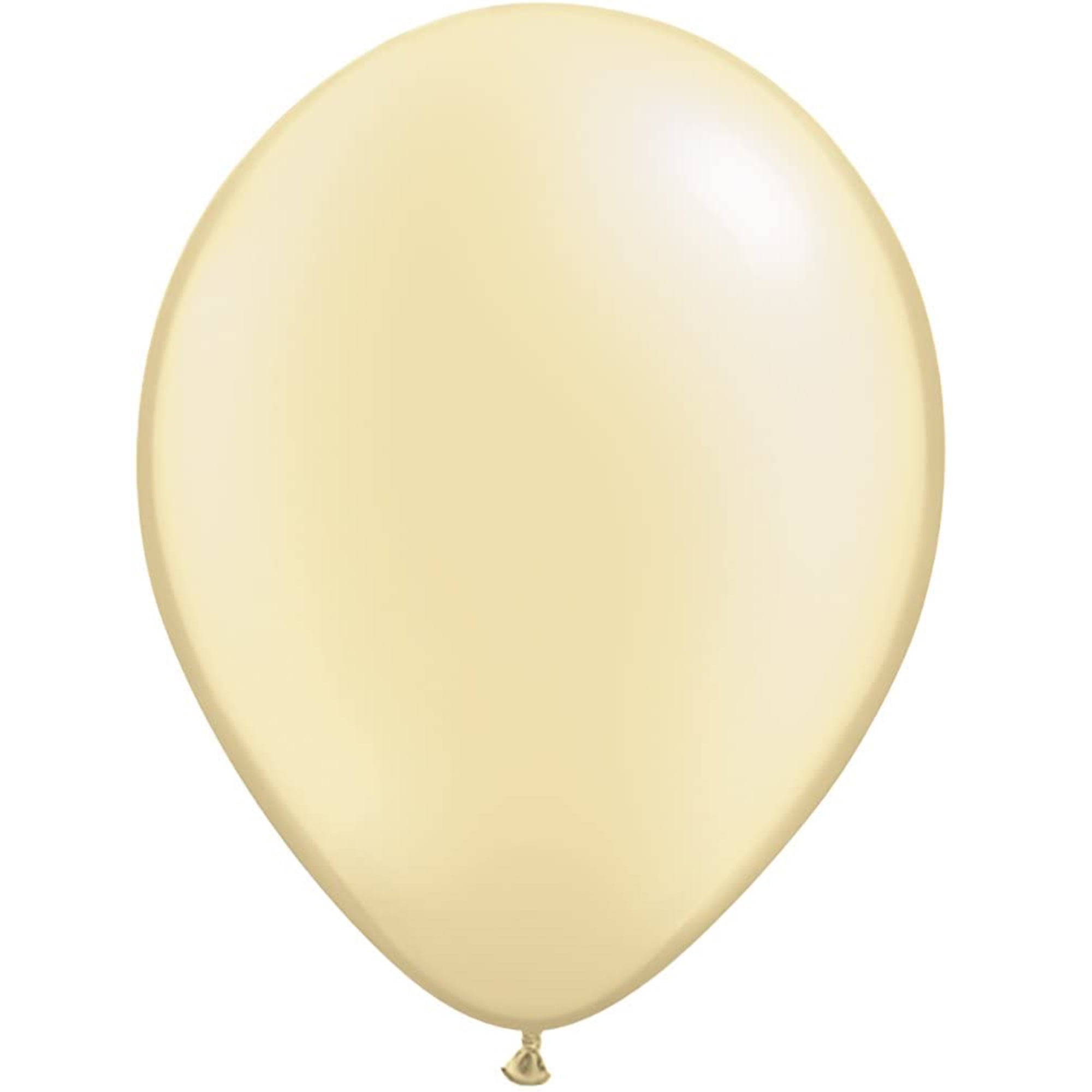 Burton & Burton 11" Pearl Ivory Qualatex Balloons, Pack/100