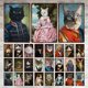 thumbnail image 3 of Cartel de Metal de gato negro para decoración del hogar, placa Retro divertida de retrato de gato negro, letrero de Metal de animales para mascotas, 3 of 4