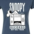 thumbnail image 3 of Peanuts - Snoopy Records - Juniors Fitted Graphic T-Shirt, 3 of 6