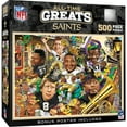 thumbnail image 2 of MasterPieces 500 Piece Puzzle - NFL New Orleans Saints All-Time Greats, 2 of 6