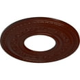 thumbnail image 3 of 29 3/8"OD x 11 5/8"ID x 1 1/8"P Anthony Ceiling Medallion (Fits Canopies up to 11 5/8"), Hand-Painted Brushed Mahogany, 3 of 6
