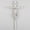 White, variant on Christ Wall Decor,Brown Wooden Color Crucifix Wall ,9 inch Heigh Crucifix Sculpture,Catholic Tradition First Communion Wall for Girls and Boys,Simple Corss and Church