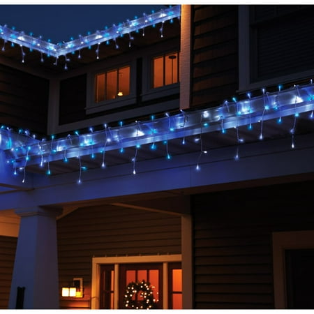 holiday time 100 count 8 function led icicle light set holiday time 100 count 8 function led icicle light set