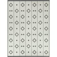 thumbnail image 4 of Balta Keith Geometric Trellis Indoor/Outdoor Area Rug White 7'10" x 10' 8' x 10' Black, 4 of 5