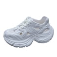 thumbnail image 2 of AUDeals Women's Mesh Sneakers, EVA Platform Shoes with Chunky Casual Style, Breathable Tennis Sneakers for Travel and Rave, 2 of 7