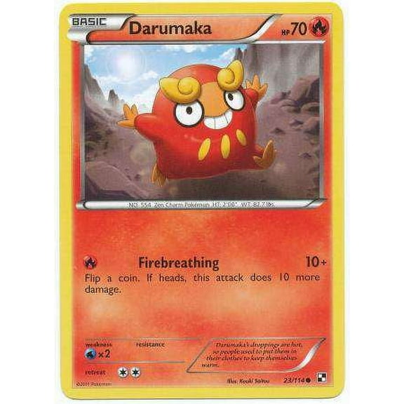Pokemon Black & White Base Set Common Darumaka #23