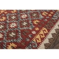 thumbnail image 2 of Momeni Rugs TANGITAN-7RED5080 Tangier Collection, 100% Wool Hand Tufted Tip Sheared Transitional Area Rug, 5' x 8', Red, 2 of 5