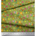 thumbnail image 2 of Soimoi Georgette Viscose Fabric Birthday Theme Party Print Sewing Fabric Yard 42 Inch Wide, 2 of 3