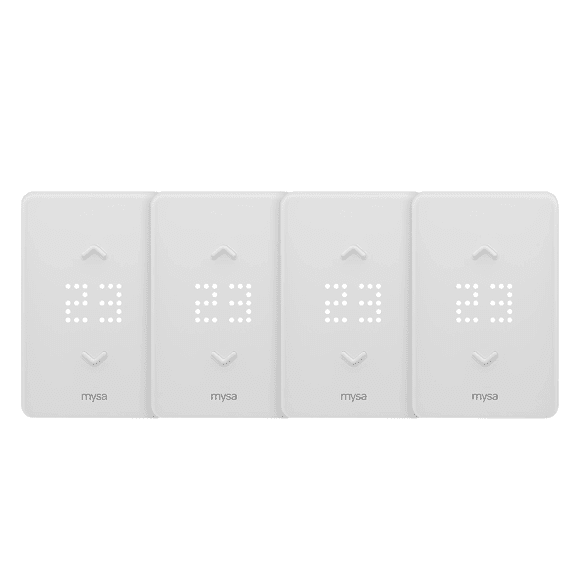 Mysa Thermostat Intelligent LITE pour Plinthes Électriques Chauffantes - Lot de 4