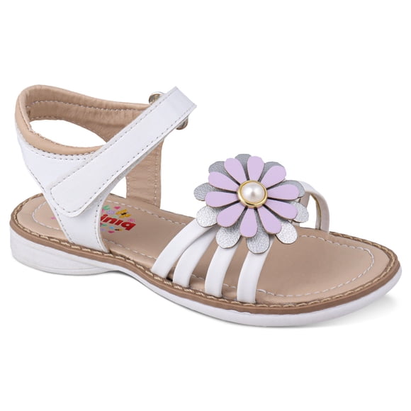 Sandalia Huarache Niña Dominiq 7082 Flor y velcro