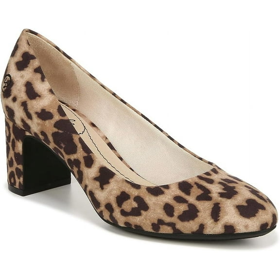 LifeStride Womens Taylor Faux Suede Slip On Pumps