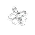 thumbnail image 1 of Fashion Pearl Rhinestone Brooches for Women Square Scarf Buckle Geometry Cross Brooch Pin Metal Ring Clothing Accessories, 1 of 4