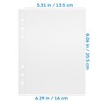 thumbnail image 2 of SHOWERORO 1Pc Plastic Transparent Display Booklet for Storage with Protective Inner Page Covers, 2 of 5