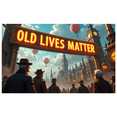 thumbnail image 7 of Large Tree Themed Banner with Inspiring Text Old Lives Matter, Party Decorations Backdrop, Ideal for Celebration Events Gathering Parties Photography Props Festival Decor, 7 of 7